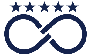 Private Tours Playa del Carmen by Keshi, infinity and five-star logo